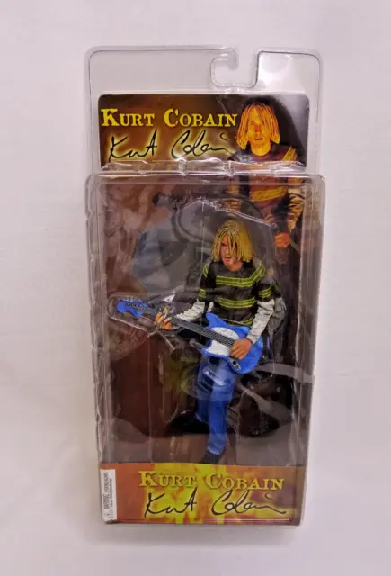 Kurt Cobain NECA 7" Action Figure Smells Like Teen Spirit Version. Sealed.
