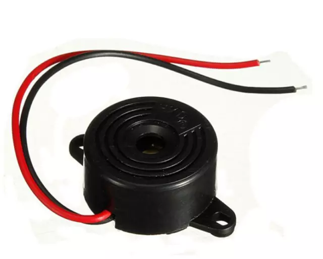 6-15V Piezo Electronic Tone Buzzer Alarm Continuous Sound Mounting Holy3