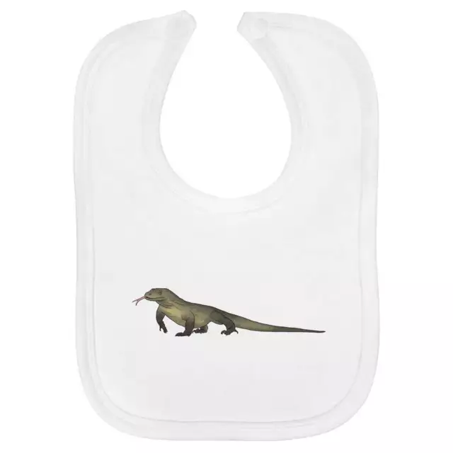 'Komodo Dragon' Soft Cotton Baby Bib (BI00057718)