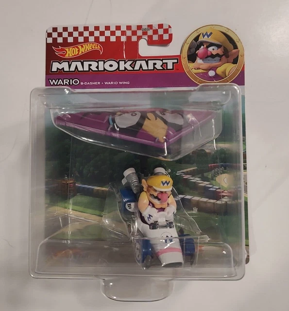 MATTEL HOT WHEELS Mario Kart WARIO BDASHER Wario Wing 164 Diecast 12
