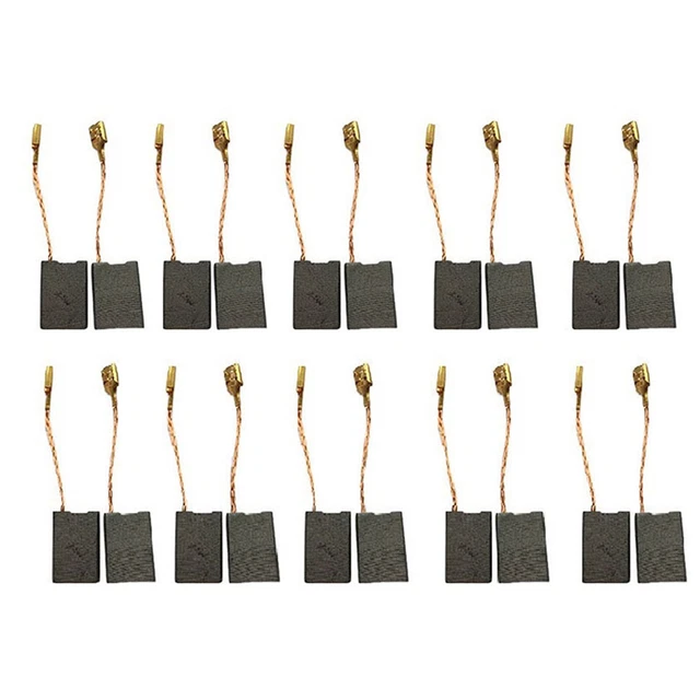 Carbon Brushes Factory 10/20Pcs 6.3×16×22mm Fittings For H Angle Grinder