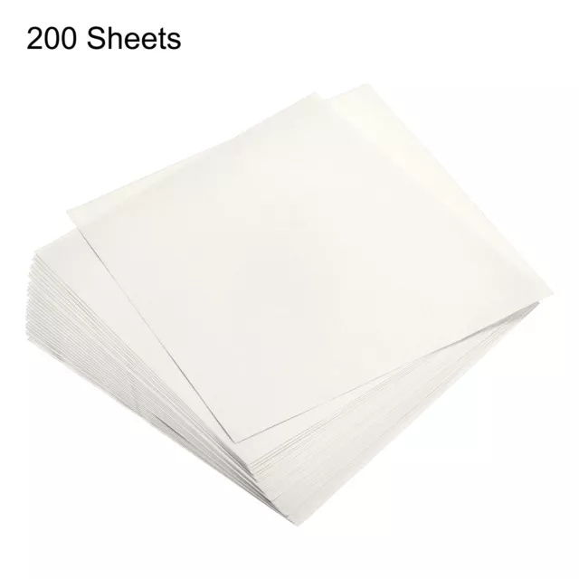 200 Sheets 6x6 Inch Origami Paper Double Sided Cream White Square Sheet 3