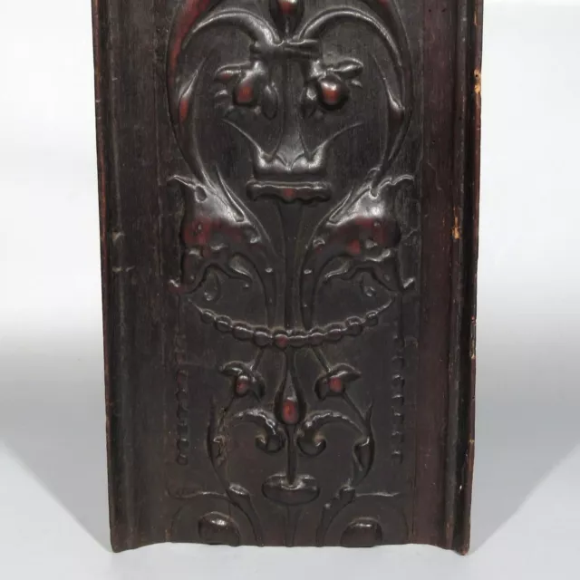 Antique French Hand Carved Wooden Panel, Pelican, Birds & Dolphins 2