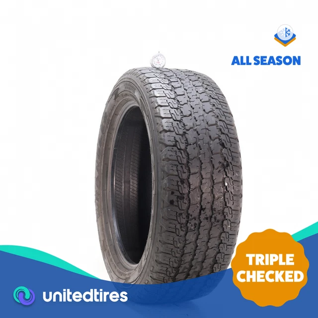 Used 265/50R20 Goodyear Wrangler All-Terrain Adventure Kevlar 107T - 5.5/32 Used 265/50R20 Goodyear Wrangler All-Terrain Adventure Kevlar 107T - 5.5/32
