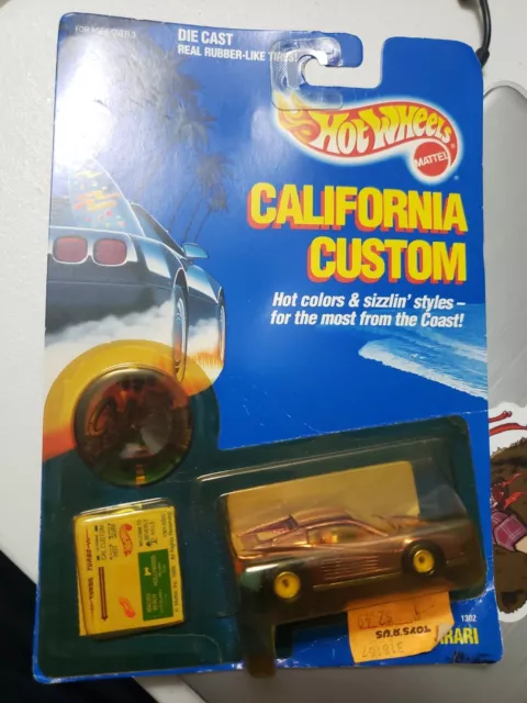 B4 - 1989 Hot Wheels California Custom Ferrari