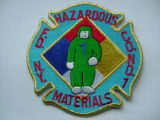 Patch Ärmelabzeichen Feuerwehr New York Hazardous Materials Co. 1 FDNY