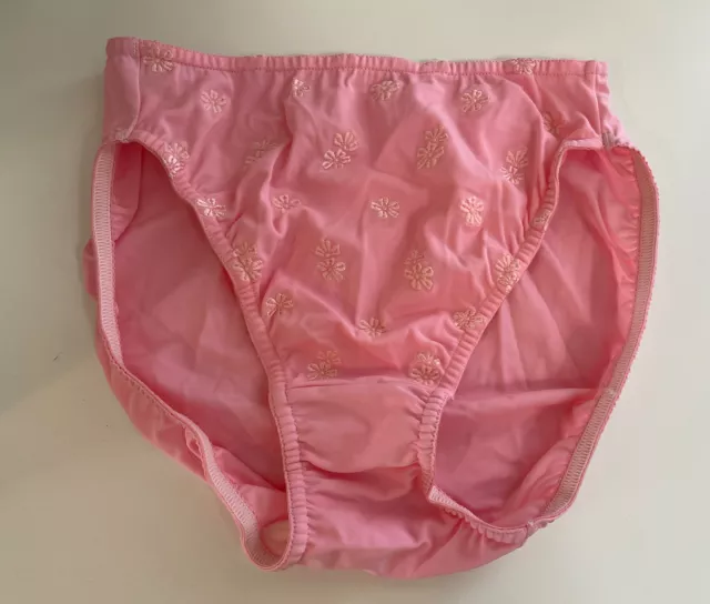 Warner's, Intimates & Sleepwear, Warners Vintage Nylon Panties Size 7 Womens  Briefs Light Pink Granny Silky