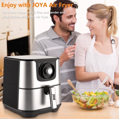 senza PFOA & BPA JOYA Friggitrice ad Aria 5,5L XXL Friggitrice-Senza-Olio Airfryer A+++ 1700W Tempo e Temperatura Regolabili 