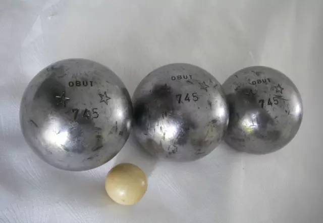 Ø73mm / OBUT 2 étoiles 745gr D35 Triplette / boules de pétanque de compétition