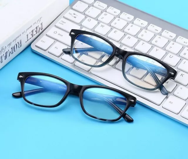 Business Blue Light Blocking Computer Glasses Retro Flexible Spectacles H475