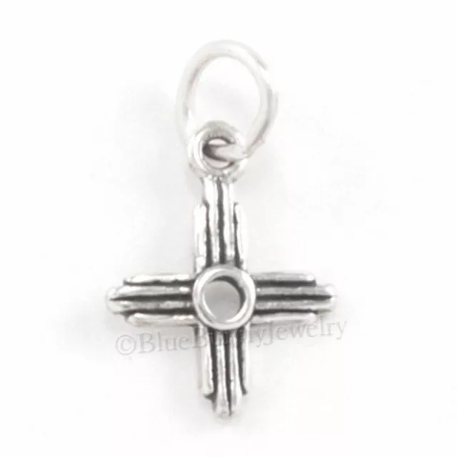 ZIA charm SUN SYMBOL Native South West New Mexico STERLING SILVER 925 mini tiny