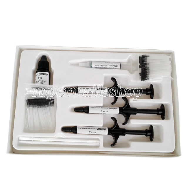 1 Kit Dental Ortho Orthodontic bonding System Bracket Light Cure Adhesive Super
