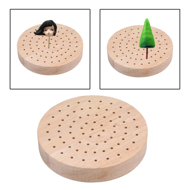 Modelo de madera suave soporte accesorios de herramientas tablero de enchufe hágalo usted mismo arcilla cerámica