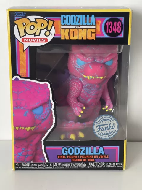 Funko POP! Godzilla vs. Kong - Godzilla (Blacklight) Special Edition #1348 NEU