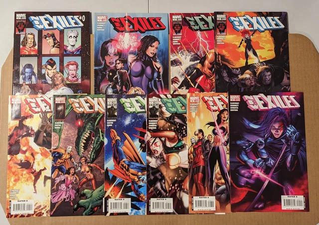 Marvel EXILES lot: NEW EXILES #0-18 complete + EXILES Vol 2 #1-6 - 26 issues