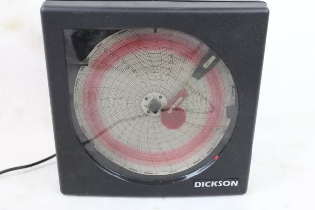 Dickson Temperature Chart Recorder KT6P1 w/ R400 Sensor Power Supply 56E