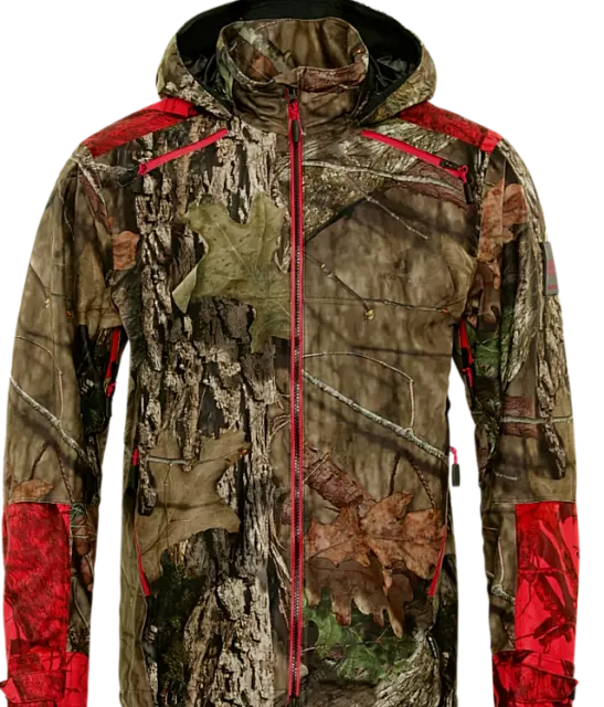 NEU!! Härkila Jagdjacke MOOSE HUNTER  2.0 GTX - Camo/red blaze - Goretex