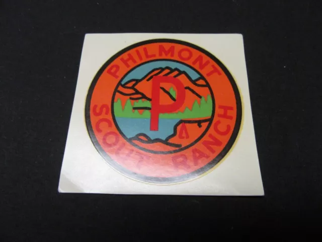 Philmont Scout Ranch 1950's Decal  3 1/2 Square      GA5