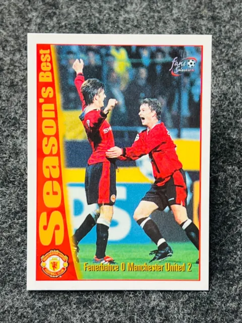 1997 Futera Manchester United Fans Selection Season's Best David Beckham
