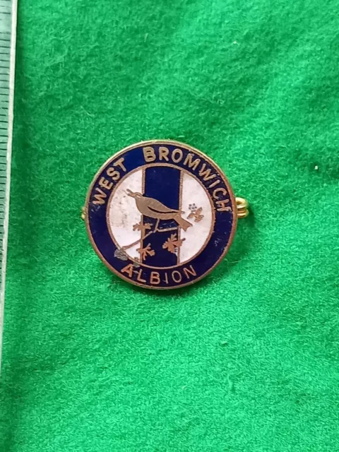 West Bromwich Albion Football Club 1970s Vintage COFFER LONDON Enamel Badge