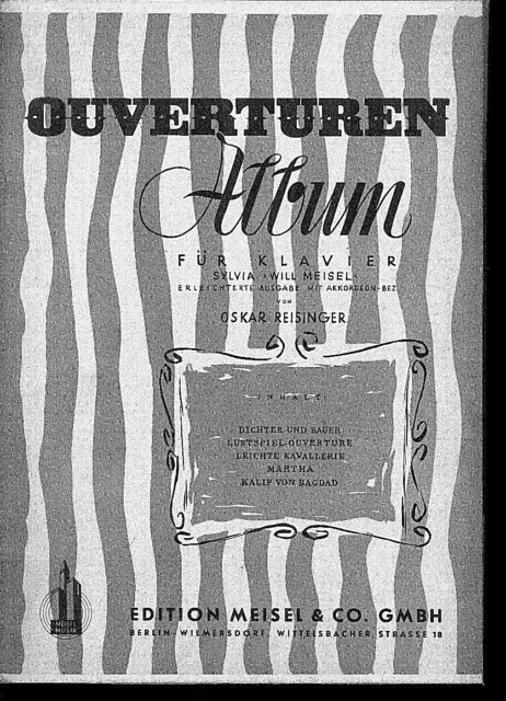 Ouvertüren-album pour Piano ~ Avec Accordéon Bez