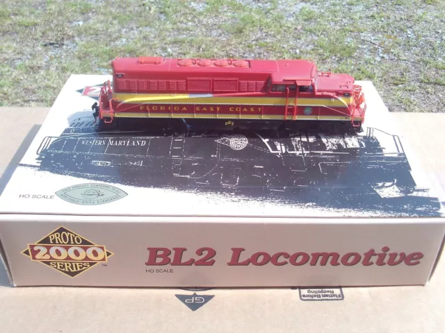 Proto 2000 Life Like HO Gauge BL2 Florida East Coast Diesel Locomotive