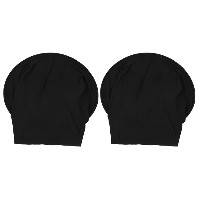 2X Baby Stroller Sun Visor Carriage Sun Shade Canopy Cover Black T8O5