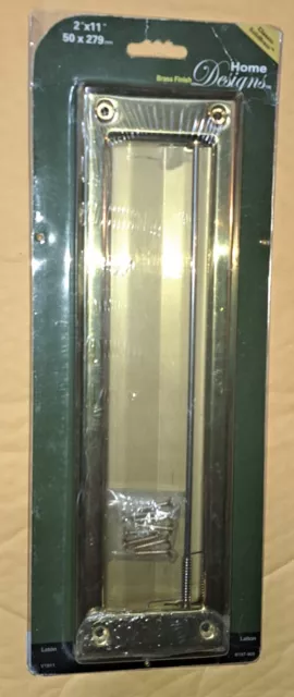 National Hardware Home Designs Brass Finish Mail Slot 2"x11" 50x279mm N197-905