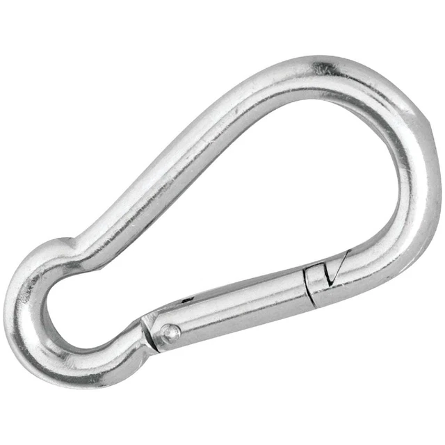 Campbell 1/4 In. 160 Lb. Load Capacity Polished Stainless Steel Spring Link All