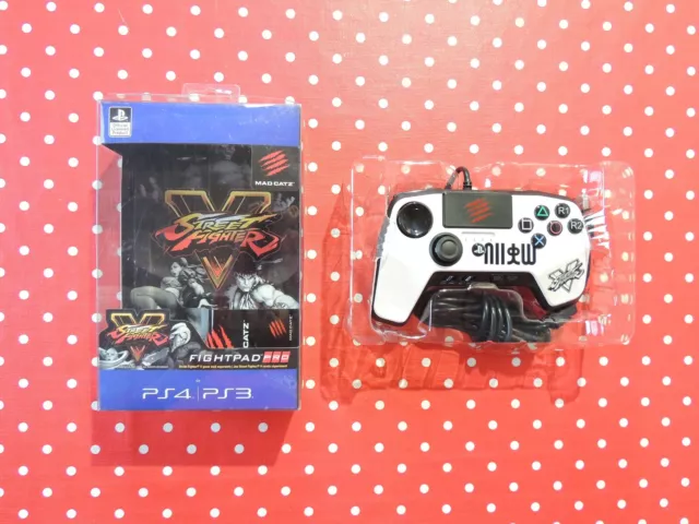 Street Fighter V Fightpad Controller für PS3/PS4 Playstation 3/4 OVP Mad Catz