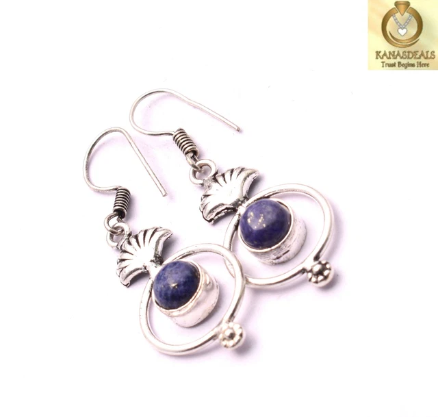 Lapis Lazuli Plated Earring Jewellery Exclusive 12 Gm Value-Priced @1.99-65313