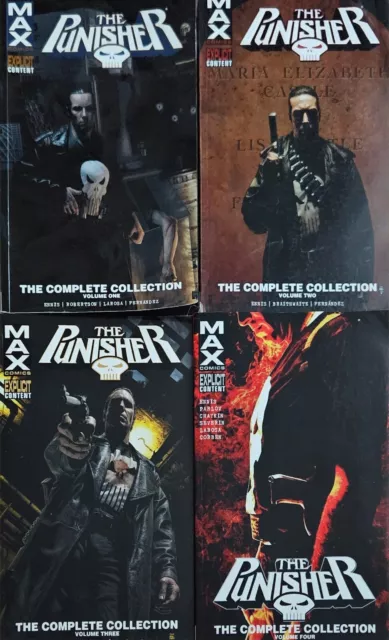 Punisher Max by Garth Ennis Ultimate Collections 1 - 4 Tpb