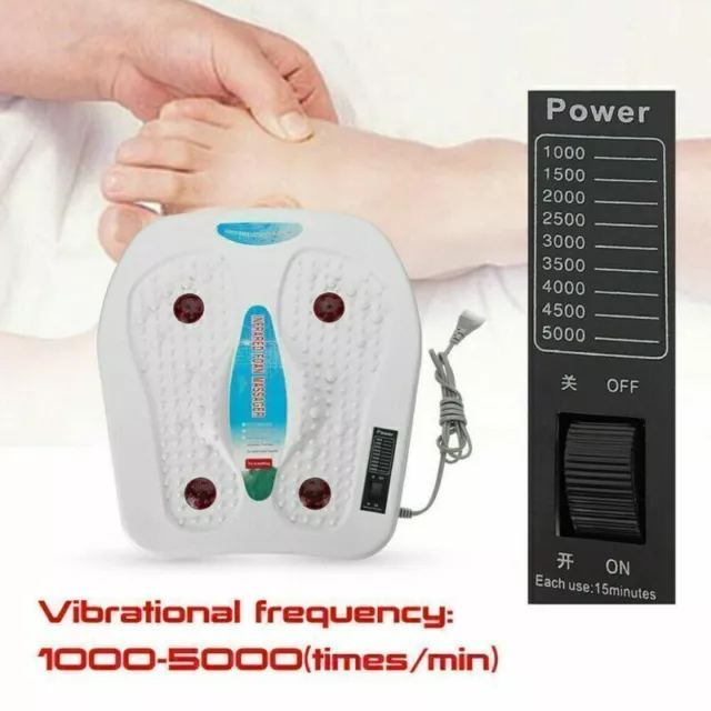 Foot Leg Vibration Blood Circulation Booster Feet Massager with Heated 9 Modes