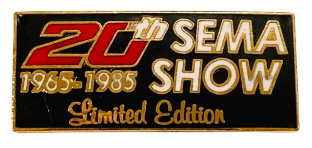 20th SEMA Show 1965 - 1985 Limited Edition Chevrolet Hat Pin Lapel Pin Tie Tac