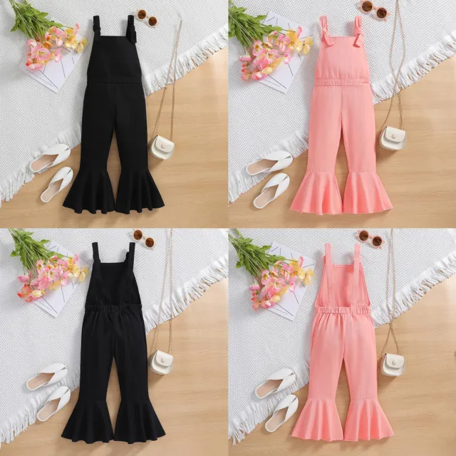 Mädchen Strumpfhose Hose Jumpsuit Schlagbein Overall Sommer Kleinkind Strampler