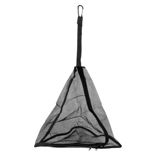 Camping Drying Net Large Size Outdoor BBQ Triangle Mesh Hanging Basket, Black