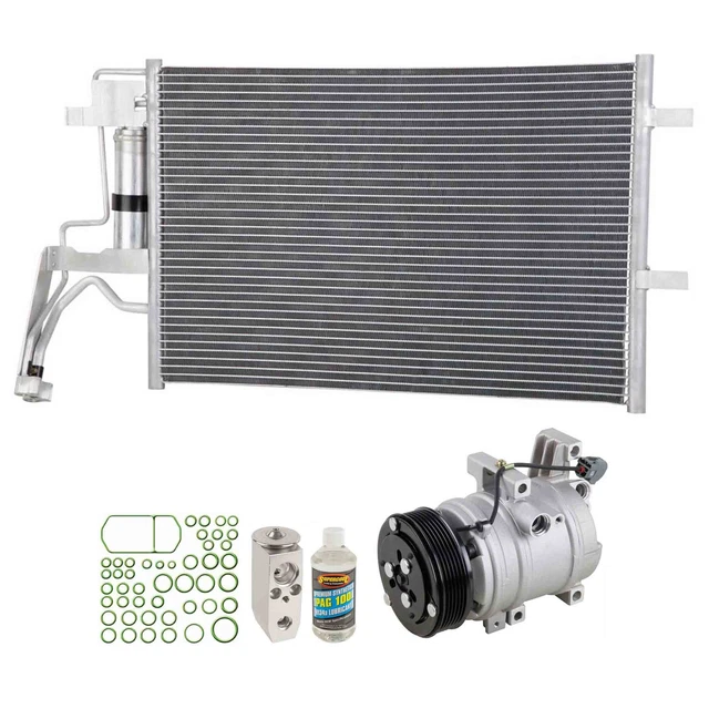 For Mazda 3 2007 2008 2009 A/C Kit w/ AC Compressor Condenser & Drier