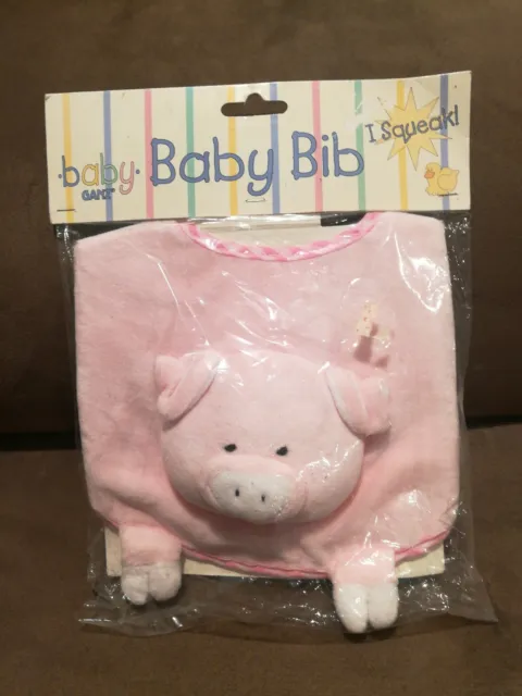 Baby Ganz Baby Bib Pig BG420 rosa ¡NUEVO!