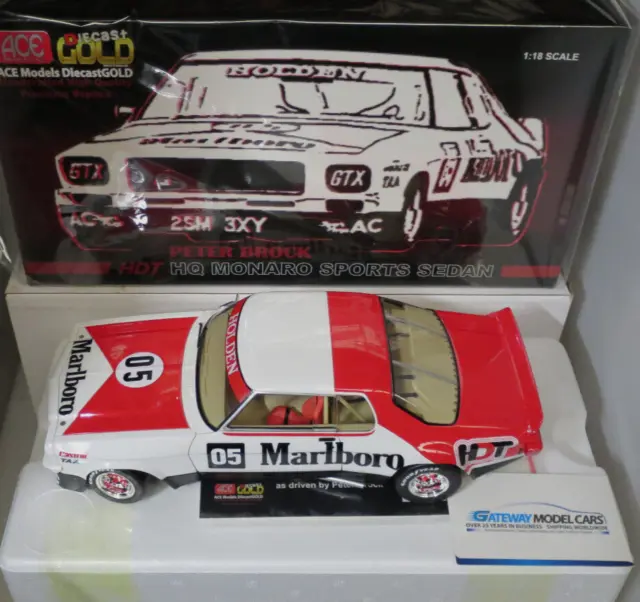 1/18 Ace Holden Hq Monaro Bob Jane Sports Sedan Driven By Peter Brock  + Decals