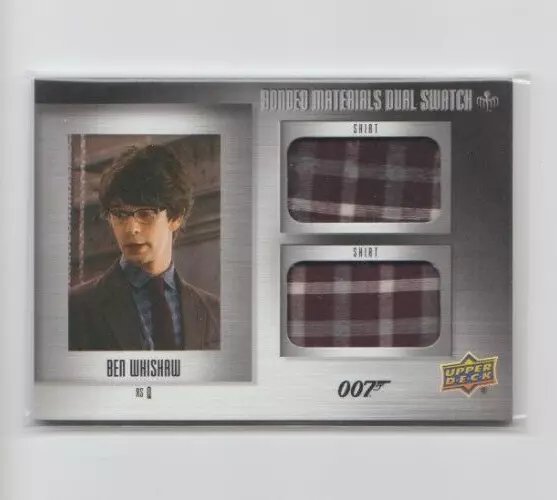 James Bond Villains & Henchmen Bonded Materials Dual Card #BM-29 Ben Whishaw