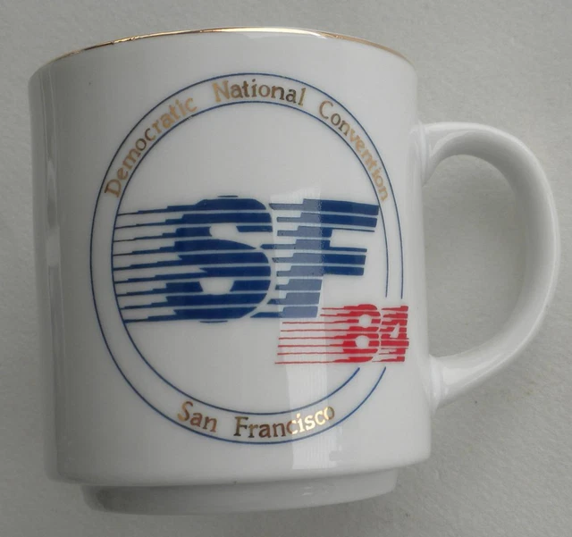 Ufficiale Democratica National Convention San Francisco 1984 Tazza