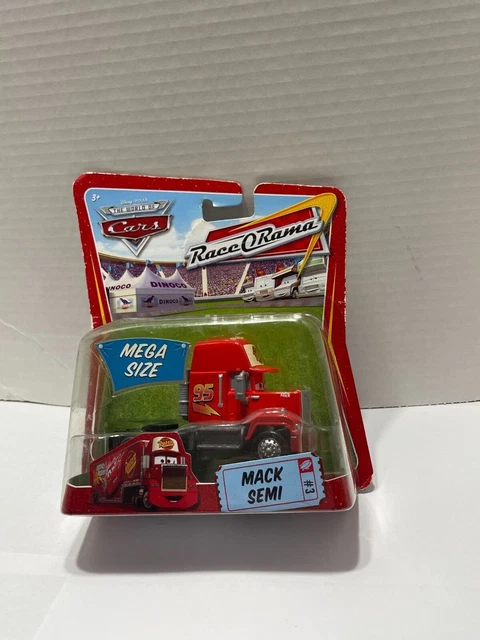 Disney Pixar Cars Mega Size WORLD OF CARS Race-O-Rama Mack Semi #3 