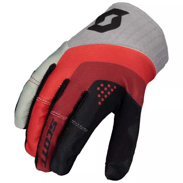 273325 Scott 450 Podium Gant Taille L Noir/Rouge Paire Unique