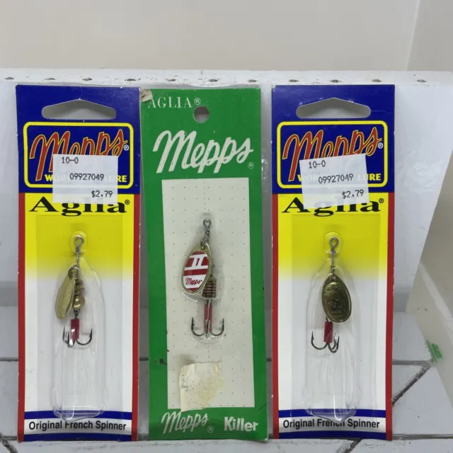PROPELLER SPINNERS, MEPPS Lusox, etc. Vintage Fishing Lures, Lot of 4 -  Read $21.98 - PicClick