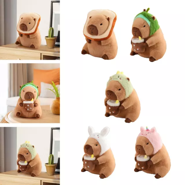 1 Stück Mini-Plüsch-Capybara-Spielzeug, kreatives Stofftier zum