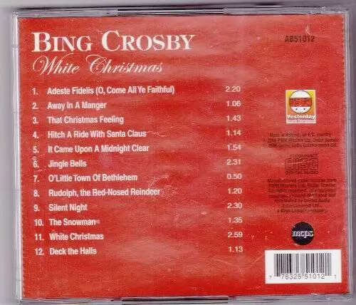 White Christmas - Audio CD By Bing Crosby - VERY GOOD