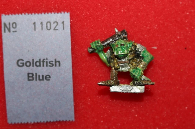 WARHAMMER FANTASY ORC Big Un * Champion * Metal * OOP * Painted * Games Workshop £5.99 - UK