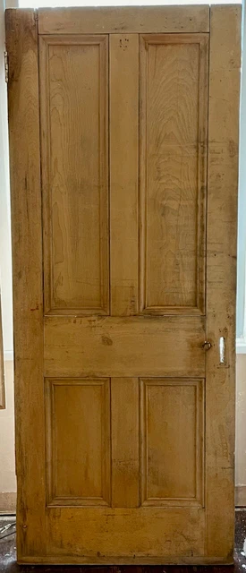 Reclaimed 4 Panel Victorian Internal Pine Door 4 2000x800mm, 43mm thick (SW2)
