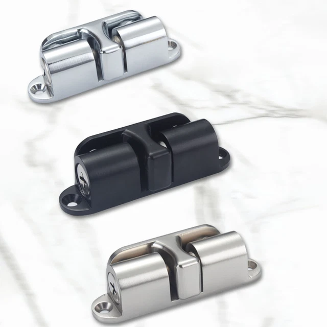 Hebilla táctil para puerta invisible de aleación de zinc duradera y elegante