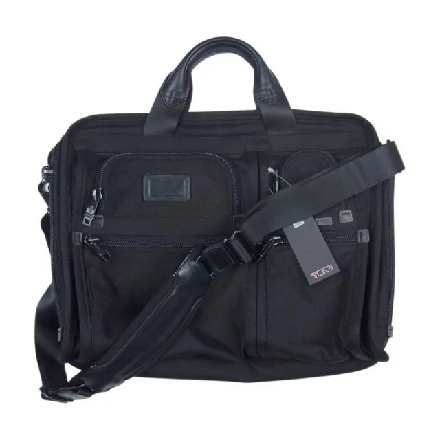Tumi 026108Dh Alpha Organizer Portfolio Brief Briefcase Shoulder Bag Black Used